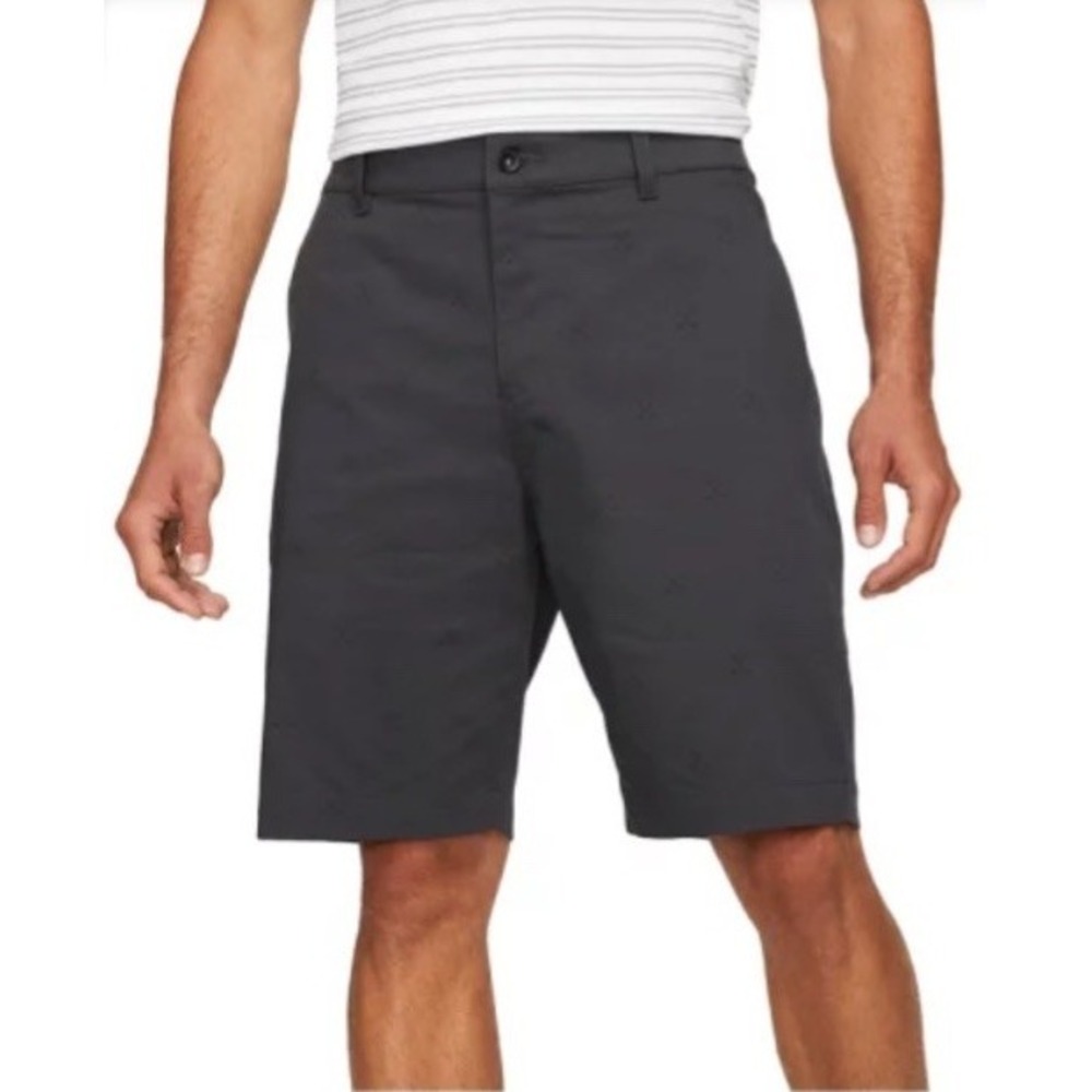 Nike Printed Chino Shorts mens Sz 30 New Grey Standard Fit Golf Clubs DA2892-07‎